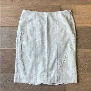 Light grey White House Black Market skirt.
